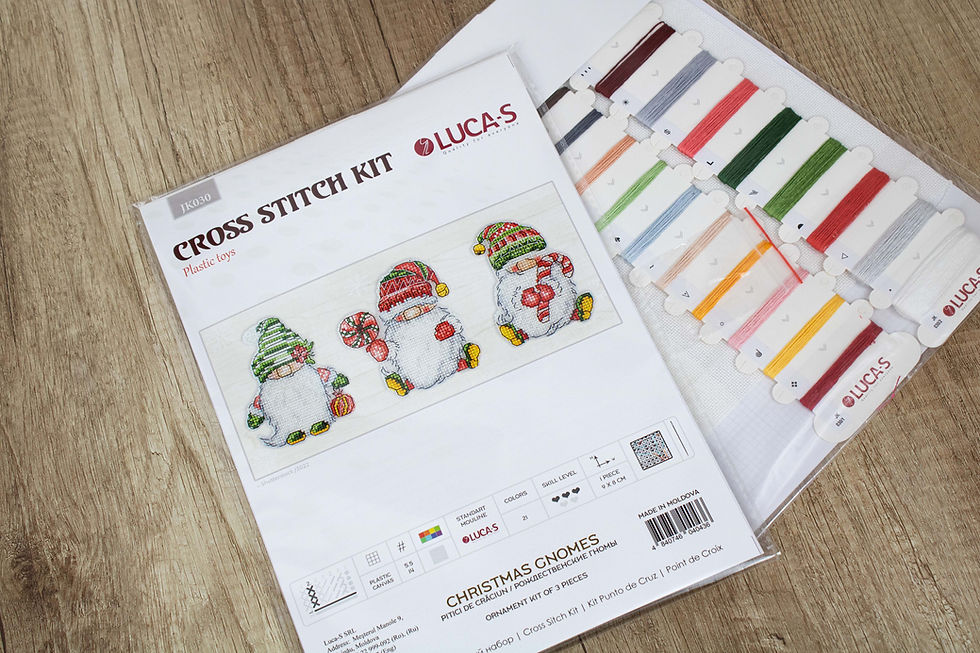 Thumbnail: Toys Cross Stitch Kits - Christmas Gnomes JK030