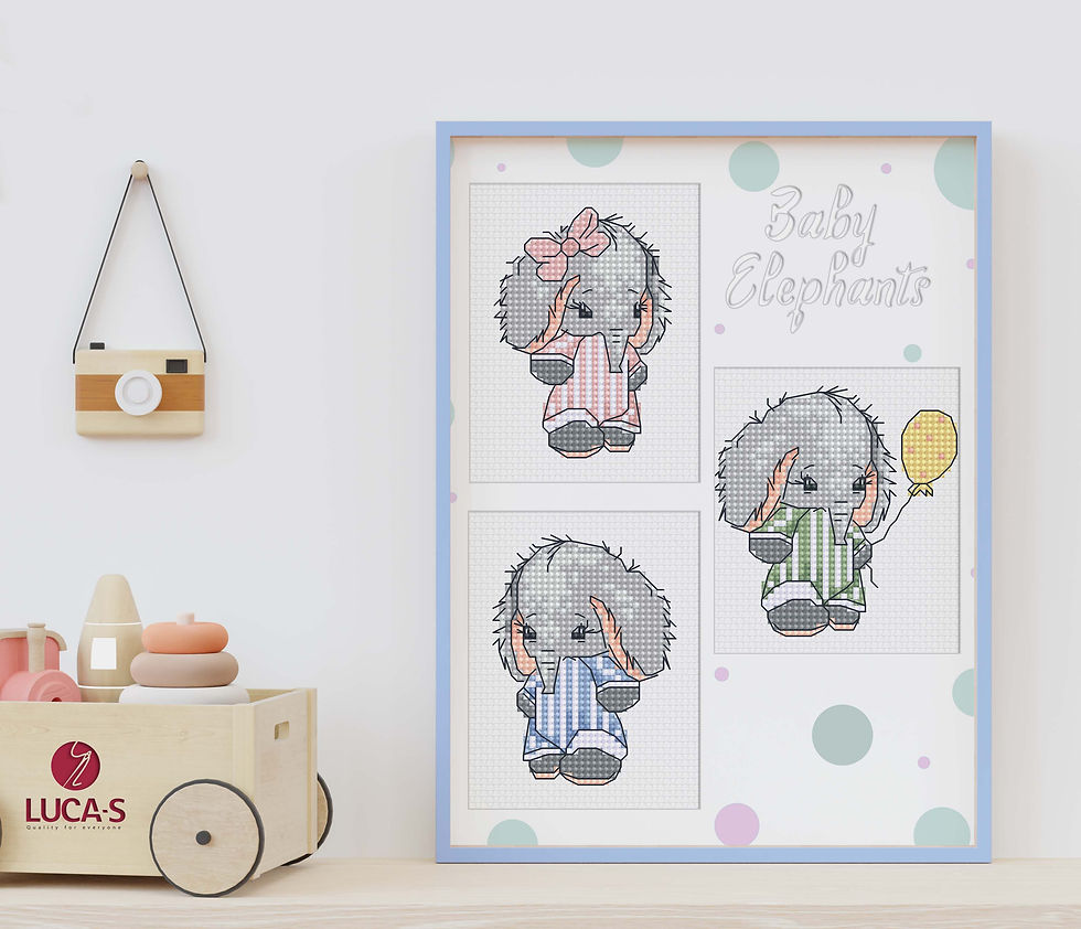 Thumbnail: Cross Stitch Kit Luca-S - My First Embroidery M04