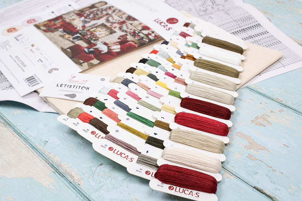 Thumbnail: Cross Stitch Kit Luca-S GOLD - BU5013 Pets Interior