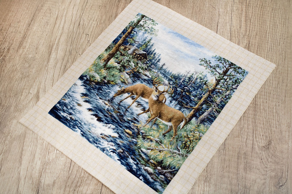 Thumbnail: G606 Peaceful Morning - Needlepoint kit Luca-S