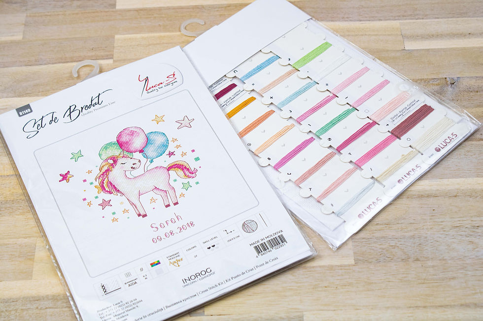 Thumbnail: B1149 Unicorn - Cross Stitch Kit Luca-S