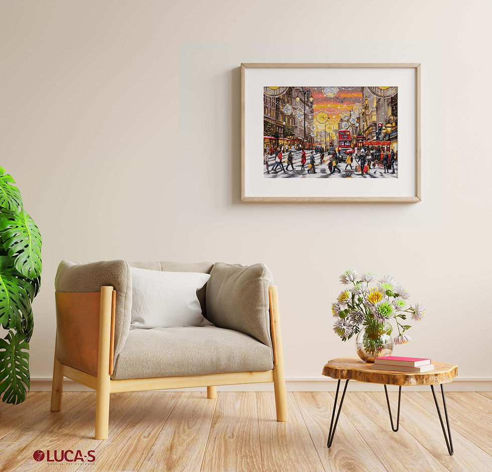 Thumbnail: Cross Stitch Kit Luca-S GOLD - BU5007 Christmas Shopping