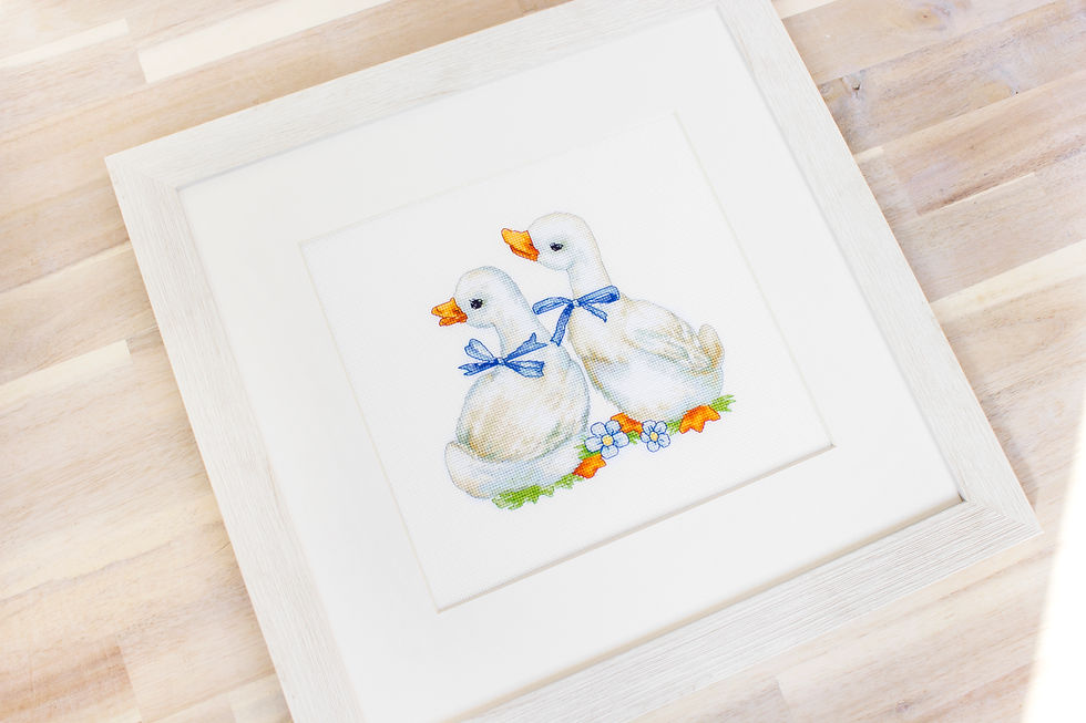 Thumbnail: B1140 Geese - Cross Stitch Kit Luca-S