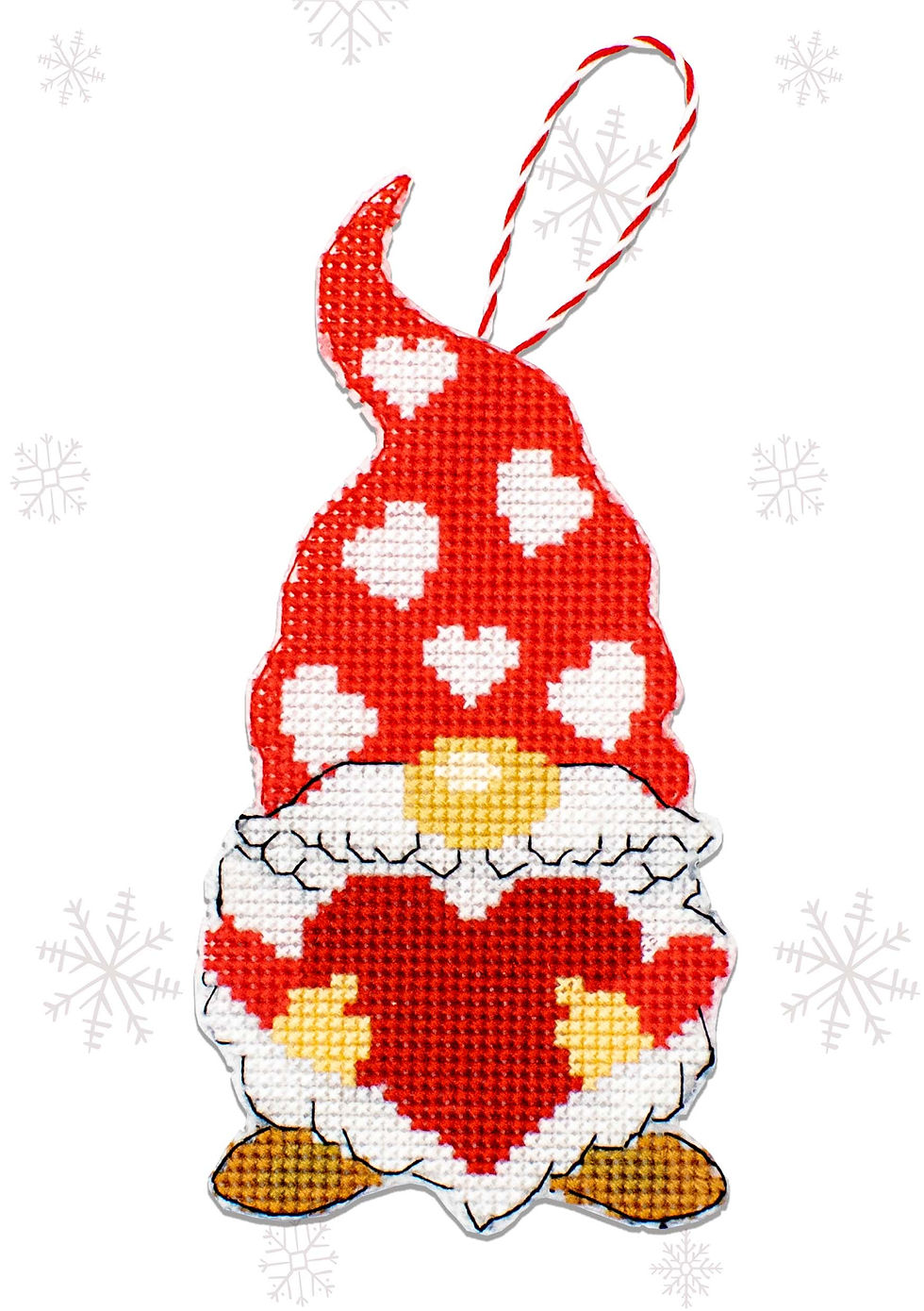 Thumbnail: Toys Cross Stitch Kits - Gnomes of Valentine's Day JK031