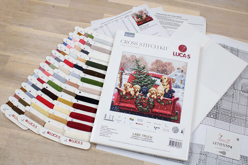 Thumbnail: Cross Stitch Kit Luca-S GOLD - BU5009 Labs Truck