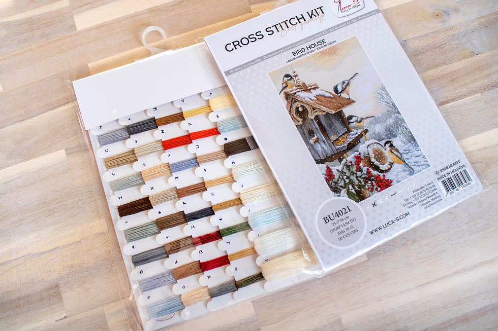 Thumbnail: BU4021 Bird House - Cross Stitch Kit Luca-S