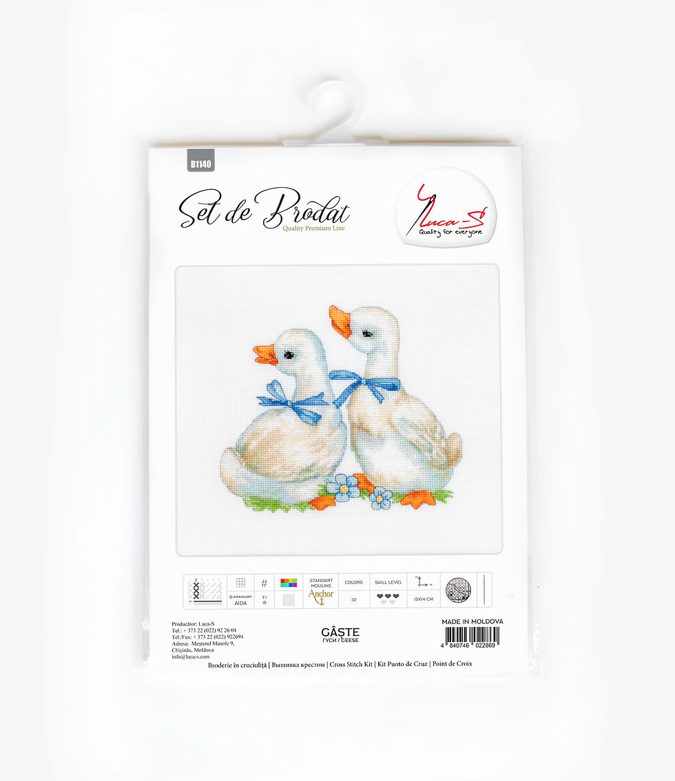 Thumbnail: B1140 Geese - Cross Stitch Kit Luca-S