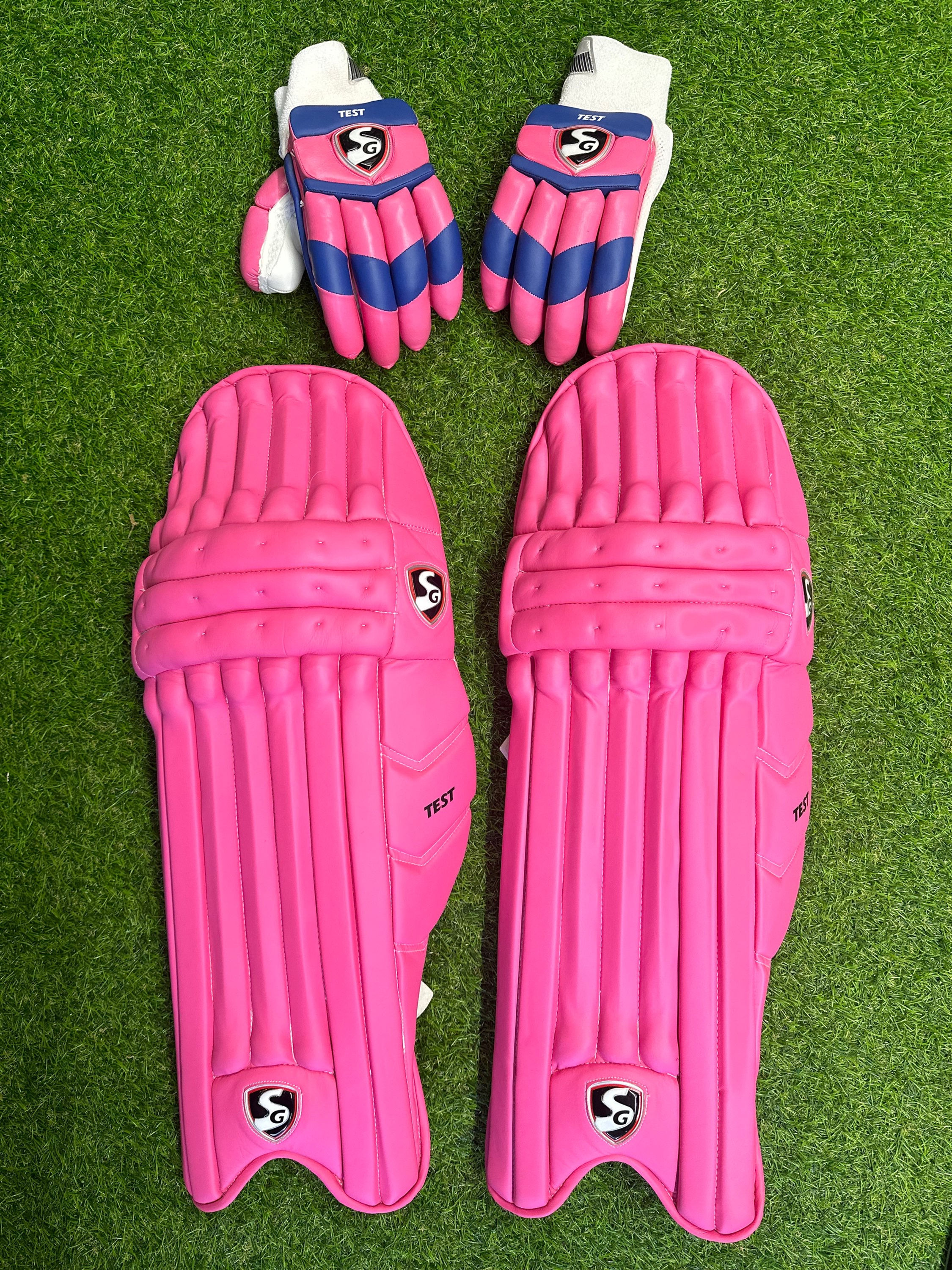 SG Test Batting Leg guard Pink 
