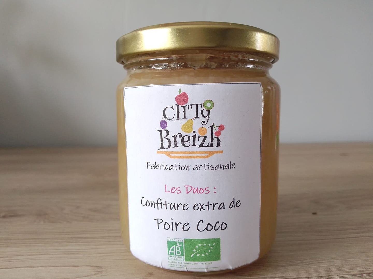 Confiture extra de Poire Coco
