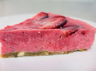 Raw Vegan Cake with Any Berries or Fruits