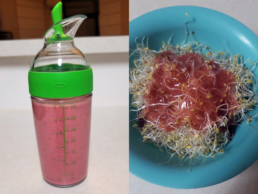 Strawberry Poppyseed Vinaigrette Salad Dressing