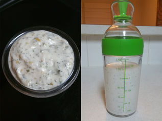 Raw Vegan Ranch Salad Dressing
