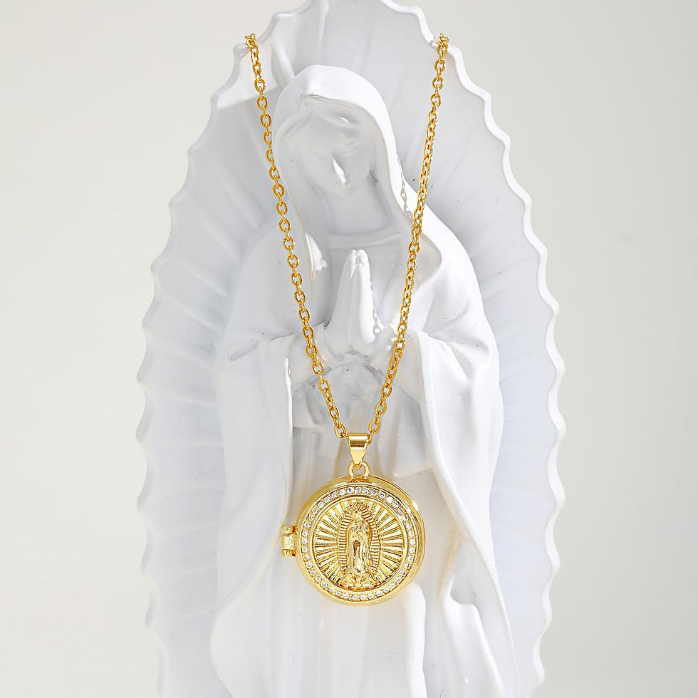 Miniatura: Colar Relicário Nossa Senhora