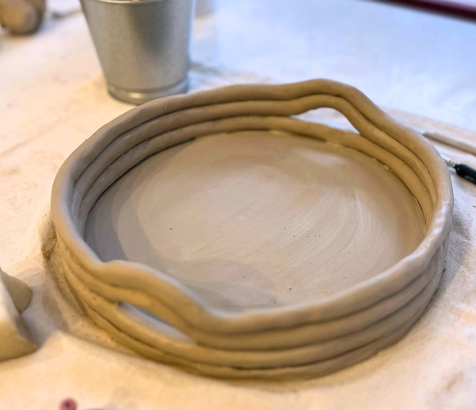 Ladies Clay Night Course: Ceramic Charcuterie Board. Thur, April 2 & 16, 6pm