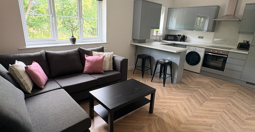 Living area at Wallace Street, Spital Tongues