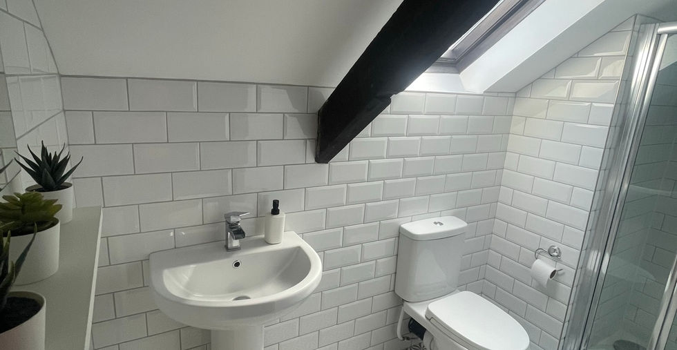 Shower room at Goldspink Lane, Sandyford