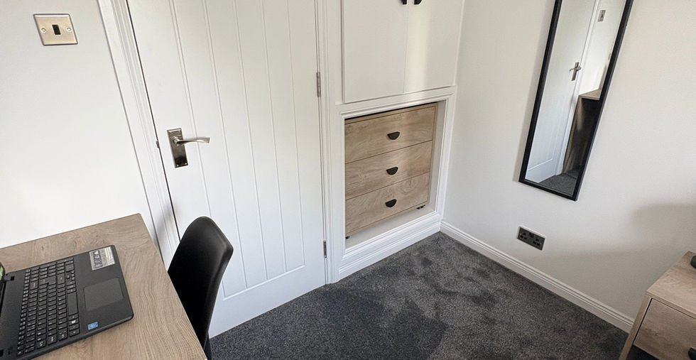Bedroom study area at Wallace Street, Spital Tongues