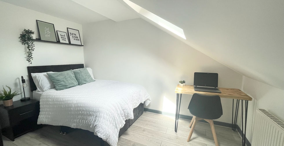 Bedroom at Myrtle Grove, Jesmond