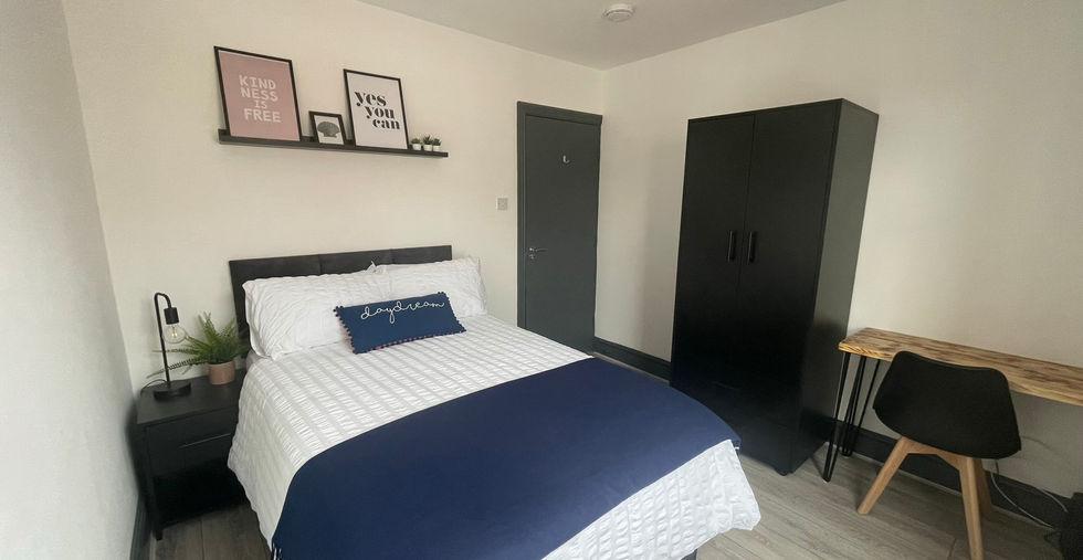 Bedroom at Myrtle Grove, Jesmond