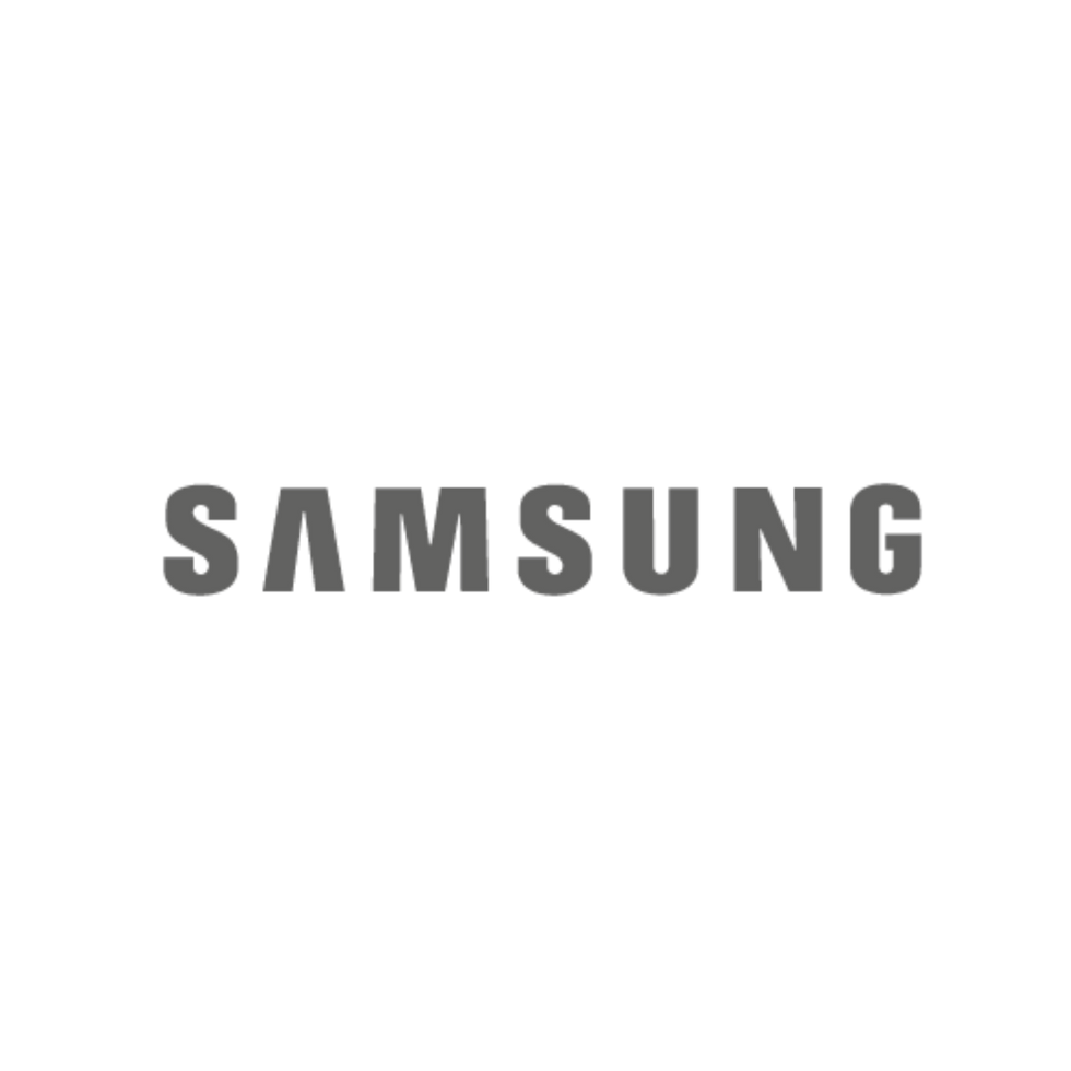 logo samsung cinza