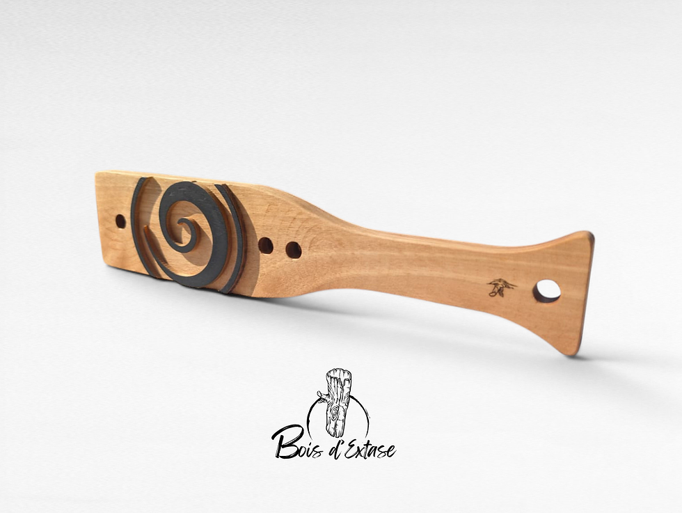Miniature : Paddle BDSM Hypnose en Bois, Accessoire érotique - Bois d'Extase
