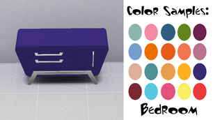 Retro Bedroom-Dresser