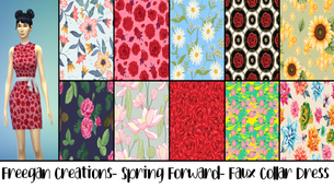 Spring Forward- "Faux Collar Dress"