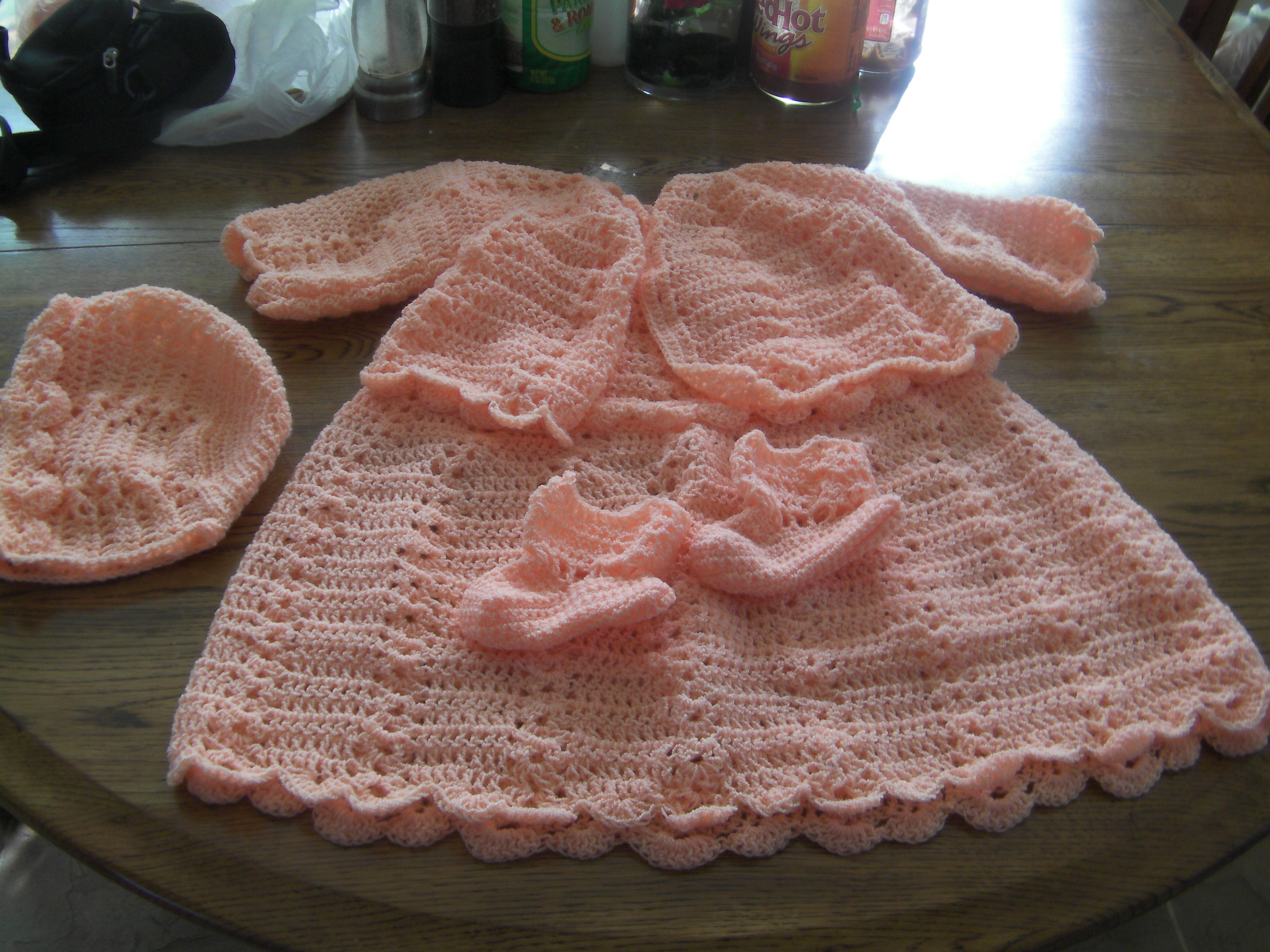 Crochet Newborn Layette Set