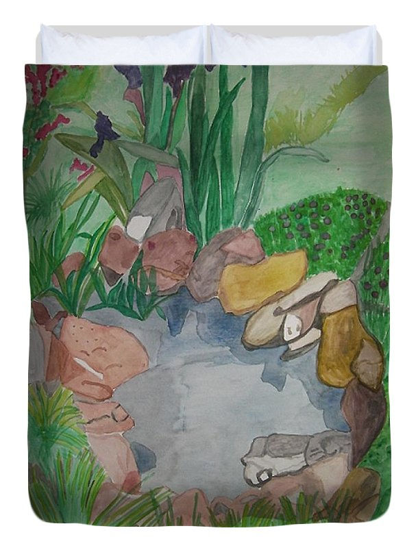 Thumbnail: By the Pond Duvet Cover