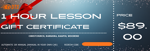 1 Hour Gift Certificate $89.00 Christchurch Rangiora