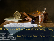 How Personal is Too Personal in a College Essay?