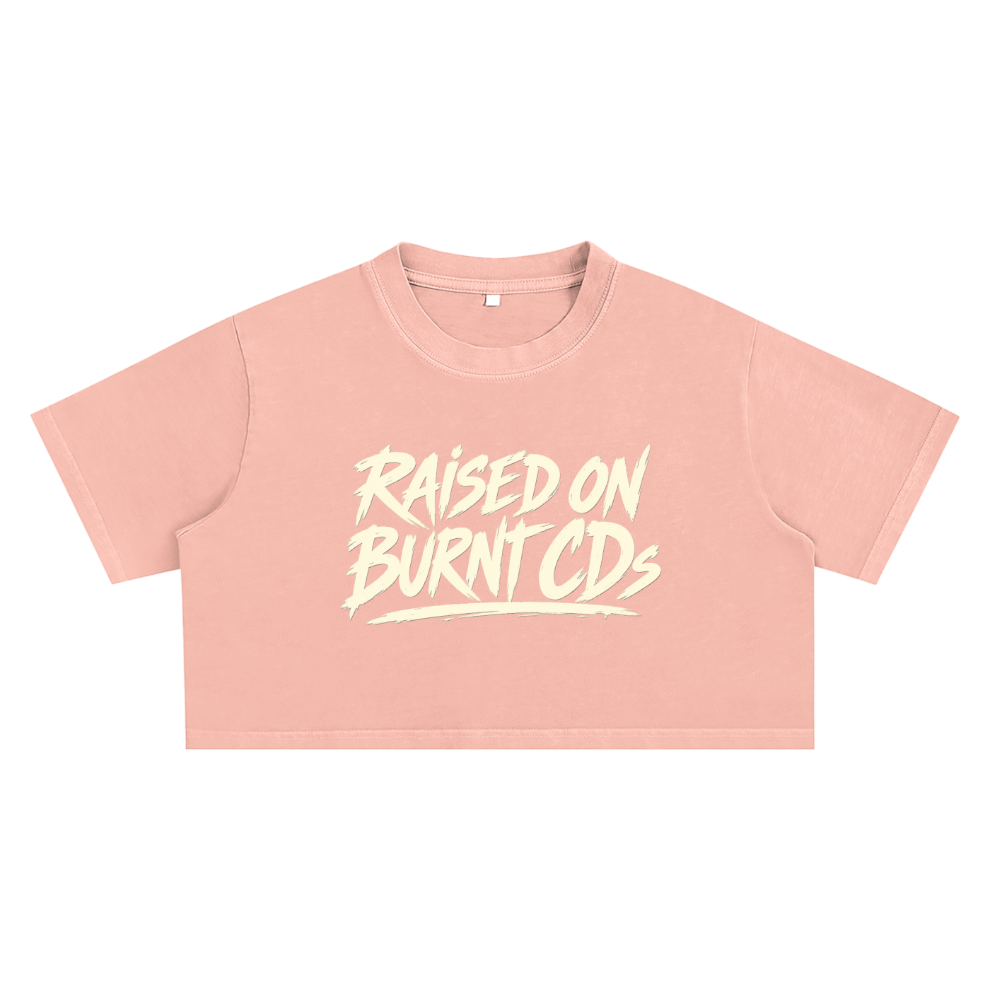 Riased on CDS Snow Washed Crop Top