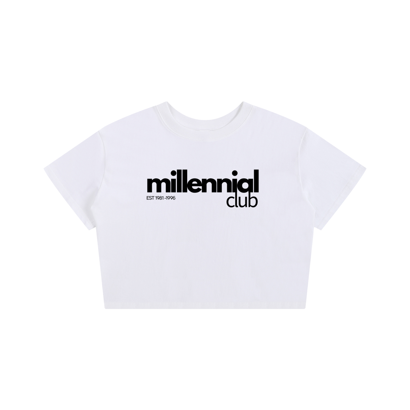 Millennial Club White T