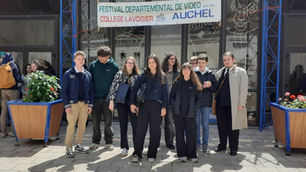 Les élèves de 1ère option cinéma-audiovisuel primés au festival régional d'Auchel !
