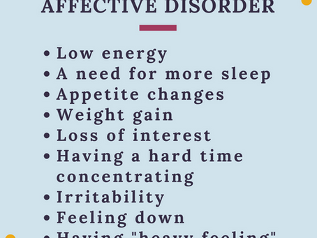 Seasonal Blues...S.A.D.