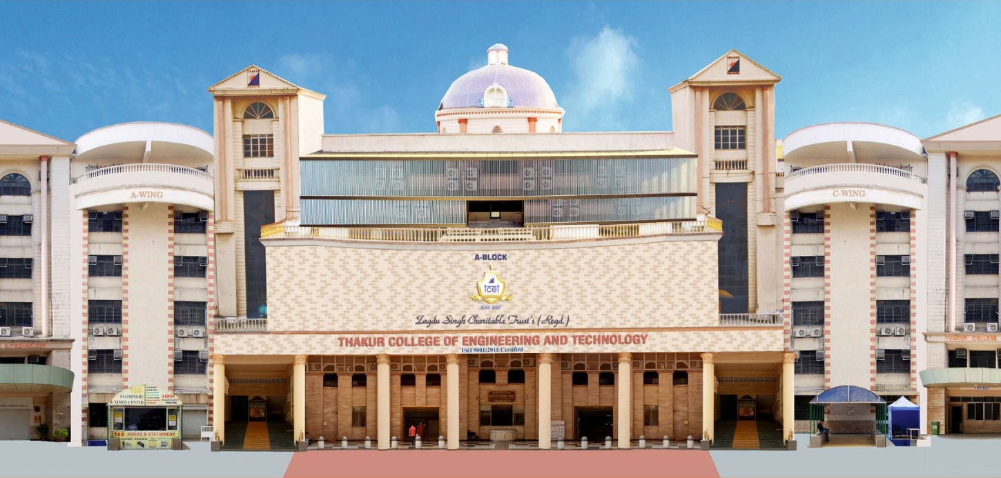 Front entrance of Thakur College of Engineering and Technology Mumbai