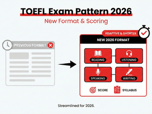 TOEFL Exam Pattern 2026: New Format, Scoring & Syllabus Changes