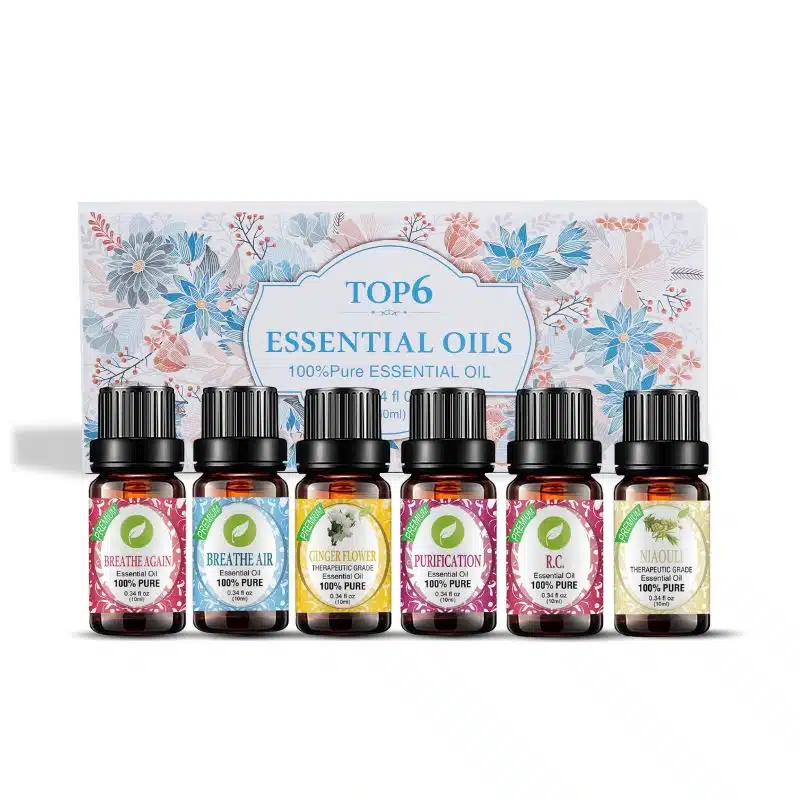 6 Essential Oils Pack – BREATHING