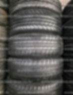 Stack of used tires