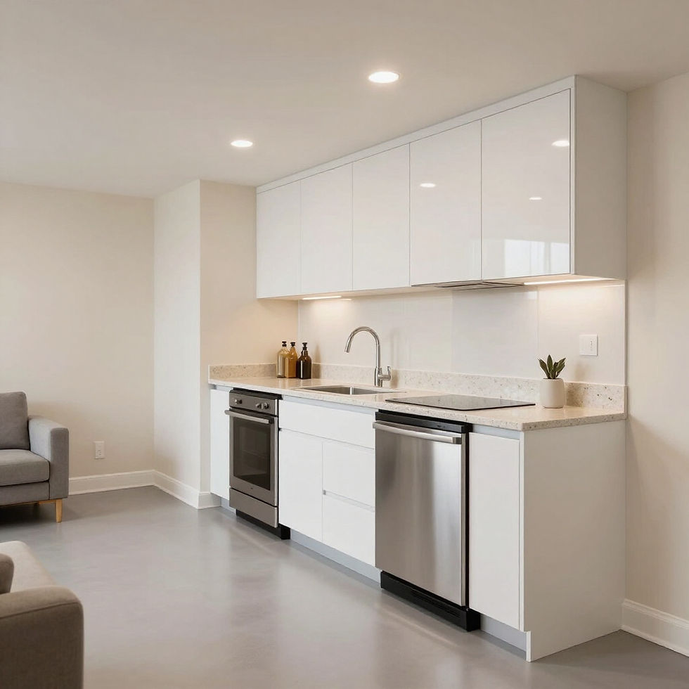 Modern kitchen renovation by local renovation company Airdrie