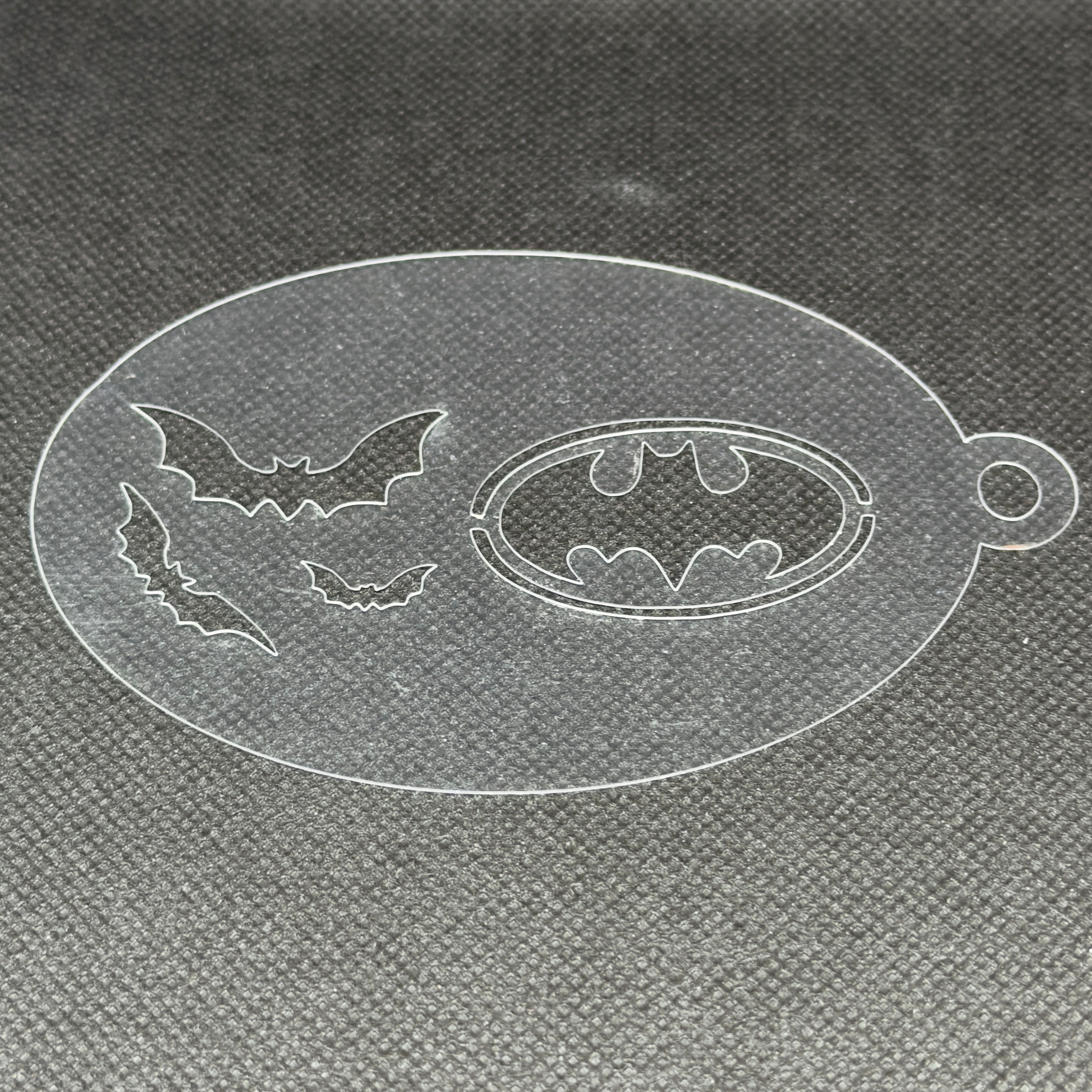 Transparent Stencil Batman