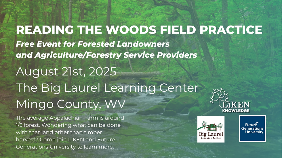 Reading The Woods Field Practice