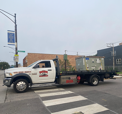 Equipment towing, Construction towing, Scissorlift towing,