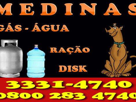 MEDINAS GÁS QUALIDADE, AGILIDADE E TOTAL CONFIANÇA.