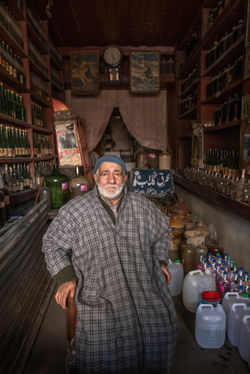Rose water seller