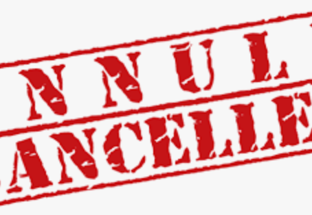 CANCELLED - Our September P'tit Dej' is cancelled.