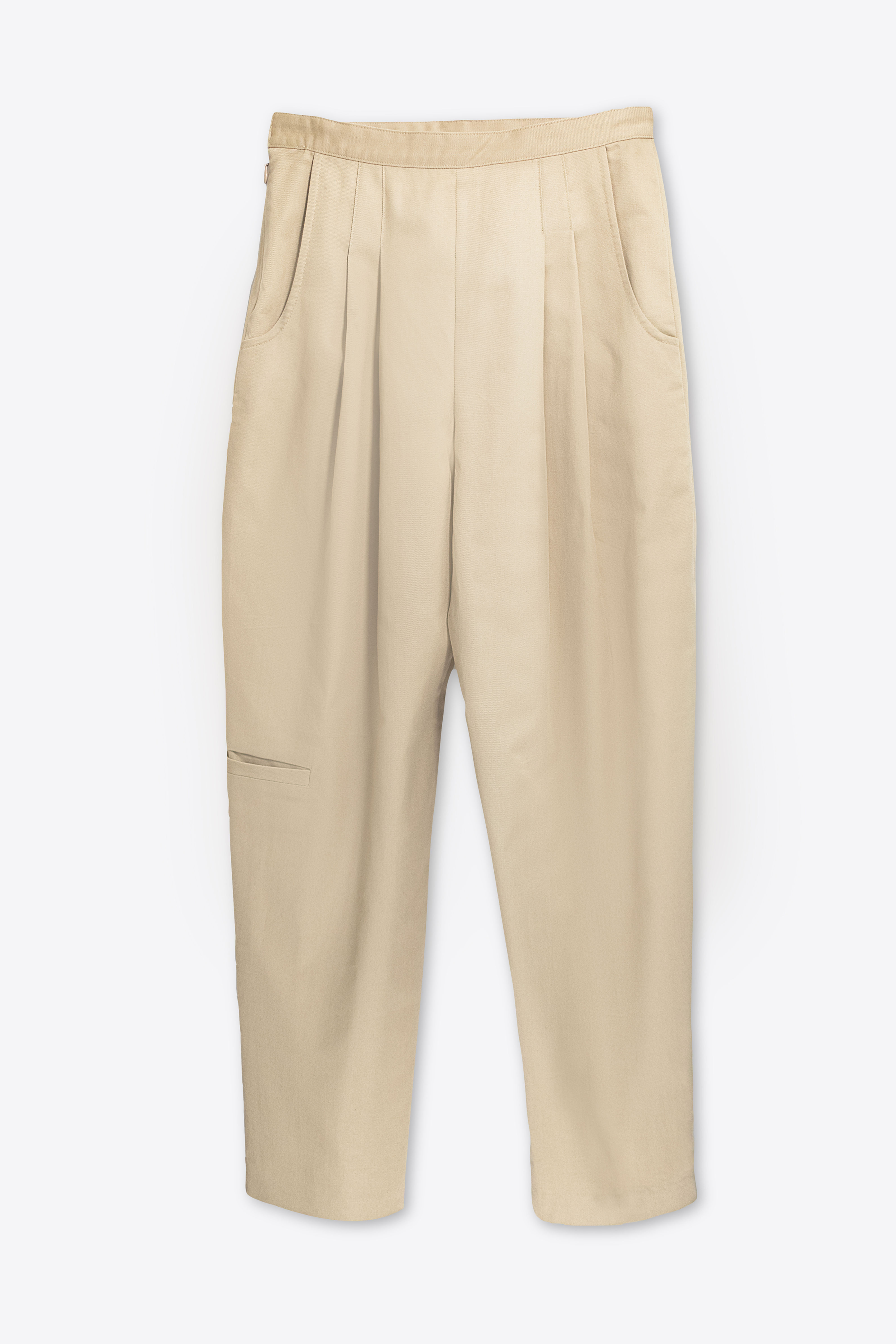 Double Pleat Pocket Pants