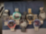 Variety of Casio MDV106 Duros all with straps replaced and a Seiko SBTR021 Chronograph with strap replaced
