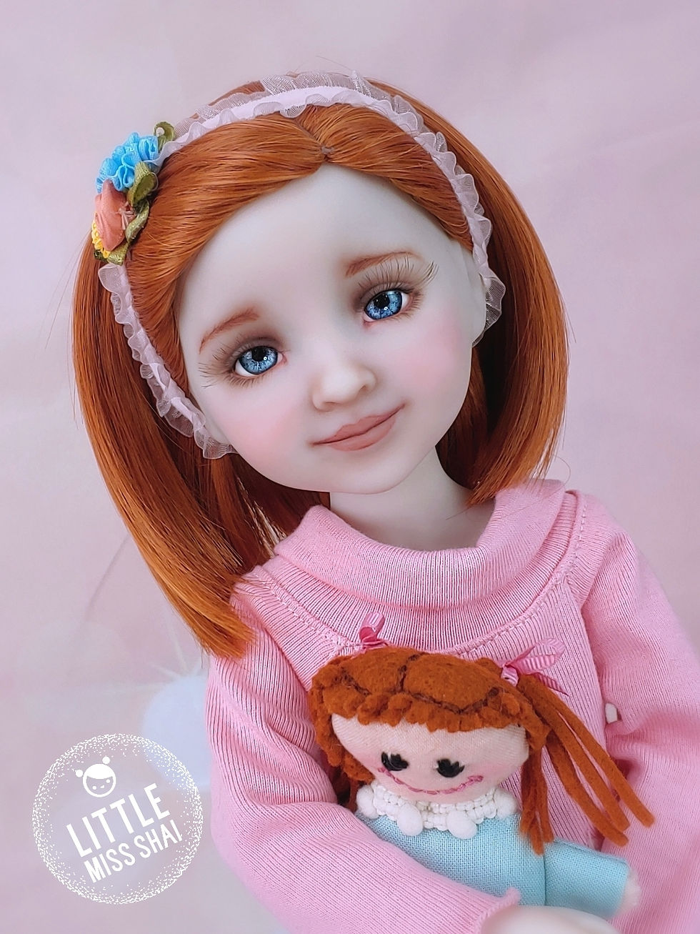 Miniatura: "Atlantic Blue" Oval Glass Doll Eyes 14mm OR 12mm