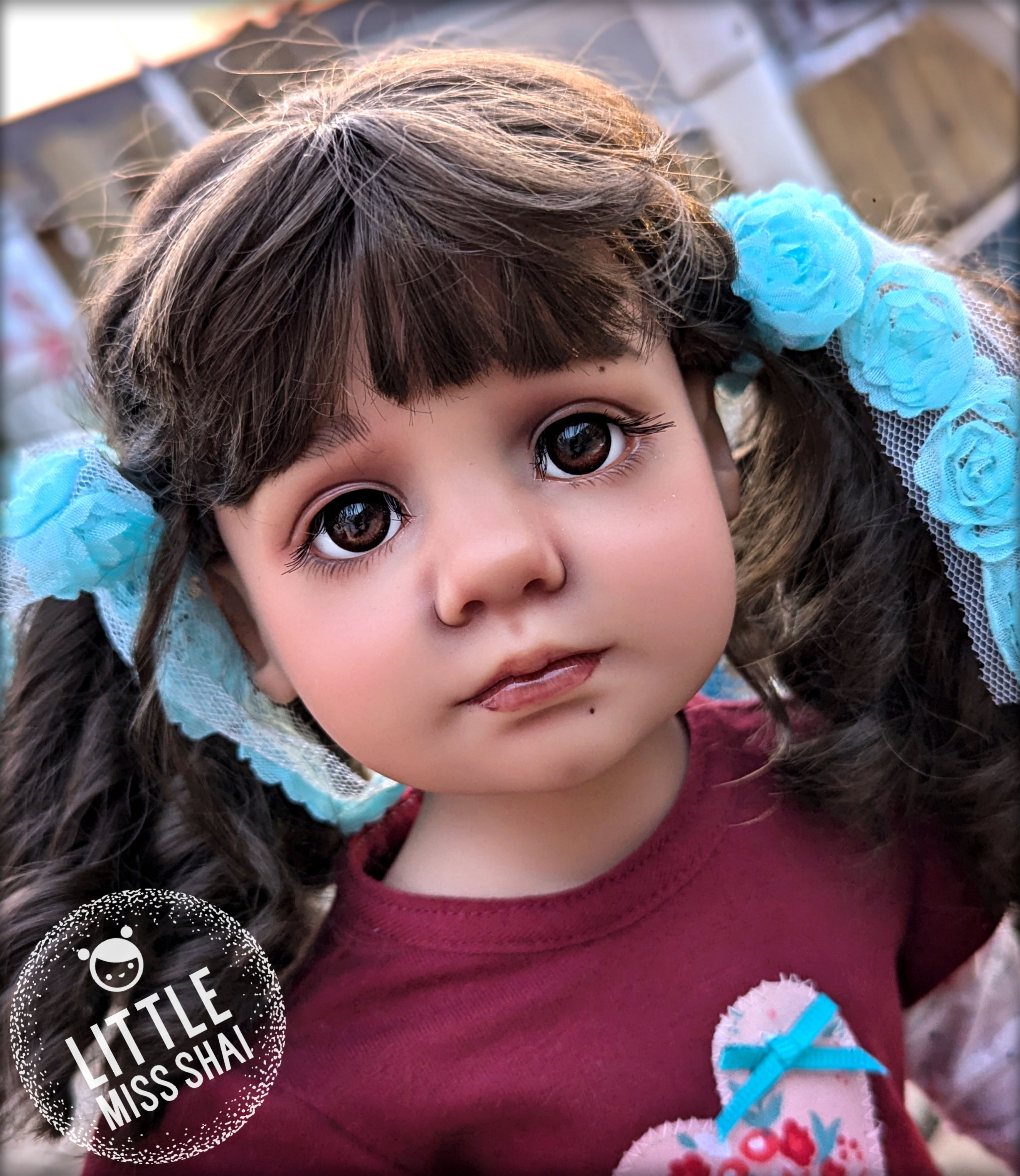 Kenzi OOAK Götz Happy Kidz Doll 19 inch 50 cm Katie face artist painted puppen